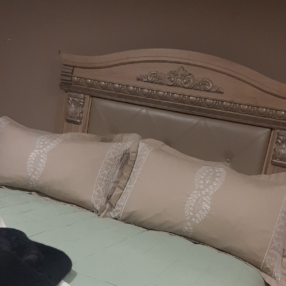 Elegant Tan and Cream King Pillow Cases